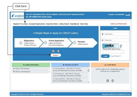 cidco registration form 2019|Welcome to CIDCO Lottery.